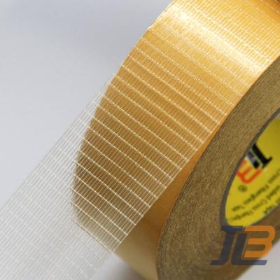 Cinta de Doble Cara de Fibra de Vidrio Bidireccional de Alto Rendimiento para Montaje Industrial