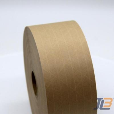 Cinta de sellado para cajas de cartón de papel kraft húmedo reforzado con fibra de vidrio de alta resistencia