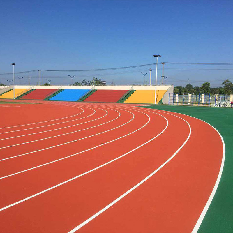 Pista de atletismo de caucho 